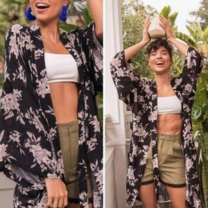 Spiritual Gangster Floral Kimono